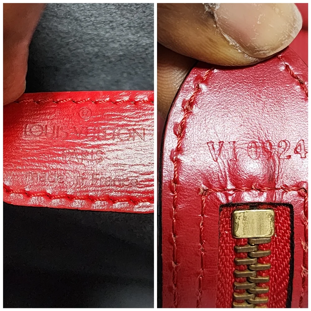 Louis Vuitton Epi Saint Jacques PM Red